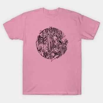 T Рубашка женщины в лесу Harajuku Печать Кавайи Футболка Летний короткий рукав женский футболка Top Tee S