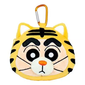 T s Factory Crayon Shin-chan Plush с карабином-молнией Mascot Pouch Transformation Shin-chan Tora Size: приблизительно. В140 x Ш120 x Г55 мм KS-5546160TO