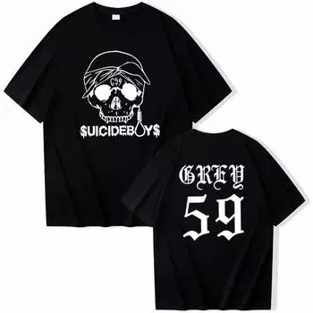 T Shirt American Hip Hop Streetwear O-Neck Daily Harajuku Casual Funny Short Sleeve Shirts S