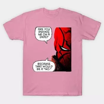 T Shirt Women A Date No Harajuku Print Kawaii Tshirt Summer Short Sleeve Female T-Shirt Top Tee S розовый