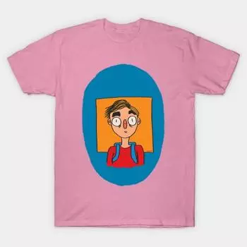 T Shirt Women A Regular Kid Harajuku Print Kawaii Tshirt Summer Short Sleeve Female T-Shirt Top Tee S розовый