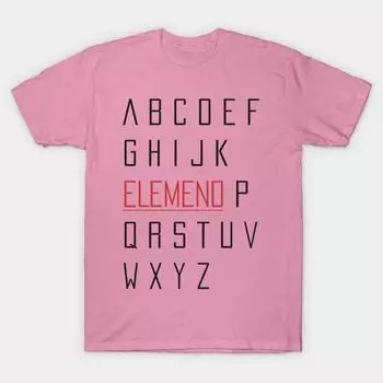 T Shirt Women Abc... Elemeno Dark Harajuku Print Kawaii Tshirt Summer Short Sleeve Female T-Shirt Top Tee S