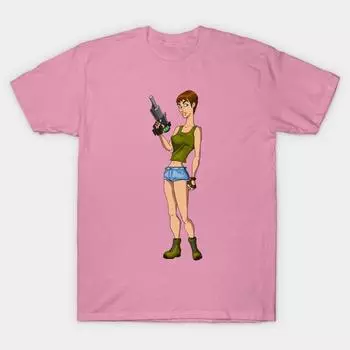 T Shirt Women Action Girl Harajuku Print Kawaii Tshirt Summer Short Sleeve Female T-Shirt Top Tee S