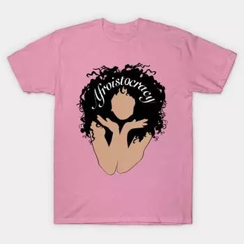 T Shirt Women Afroistocracy Harajuku Print Kawaii Tshirt Summer Short Sleeve Female T-Shirt Top Tee S розовый