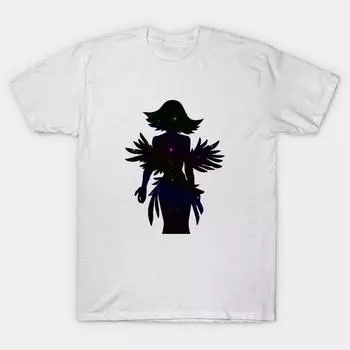 T Shirt Women Anime Space Inspired Shirt Harajuku Print Kawaii Tshirt Summer Short Sleeve Female T-Shirt Top Tee S розовый