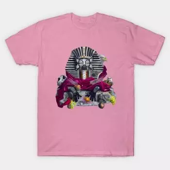 T Shirt Women Annunaki Harajuku Print Kawaii Tshirt Summer Short Sleeve Female T-Shirt Top Tee S розовый