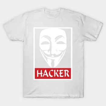 T Shirt Women Anonymous Hacker Harajuku Print Kawaii Tshirt Summer Short Sleeve Female T-Shirt Top Tee S розовый