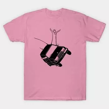 T Shirt Women Arab Harajuku Print Kawaii Tshirt Summer Short Sleeve Female T-Shirt Top Tee S розовый