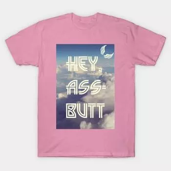 T Shirt Women Assbutt Harajuku Print Kawaii Tshirt Summer Short Sleeve Female T-Shirt Top Tee S розовый