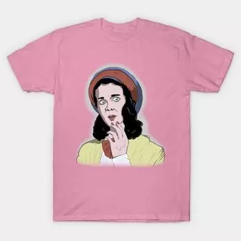 T Shirt Women Aunt Martha Sleepaway Camp Harajuku Print Kawaii Tshirt Summer Short Sleeve Female T-Shirt Top Tee S розовый