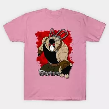 T Shirt Women Bane Chartoon Harajuku Print Kawaii Tshirt Summer Short Sleeve Female T-Shirt Top Tee S розовый