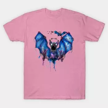 T Shirt Women Batphones Harajuku Print Kawaii Tshirt Summer Short Sleeve Female T-Shirt Top Tee S