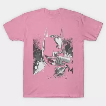 T Shirt Women Batstach Harajuku Print Kawaii Tshirt Summer Short Sleeve Female T-Shirt Top Tee S розовый