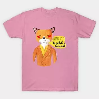 T Shirt Women Because Im A Wild Animal Harajuku Print Kawaii Tshirt Summer Short Sleeve Female T-Shirt Top Tee S