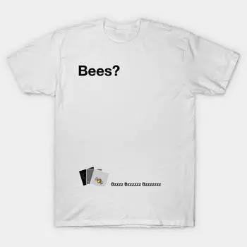 T Shirt Women Bees Harajuku Print Kawaii Tshirt Summer Short Sleeve Female T-Shirt Top Tee S белый