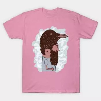 T Shirt Women Birdhead Harajuku Print Kawaii Tshirt Summer Short Sleeve Female T-Shirt Top Tee S