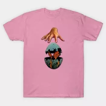 T Shirt Women Birth Of Life Harajuku Print Kawaii Tshirt Summer Short Sleeve Female T-Shirt Top Tee S