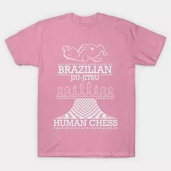 T Shirt Women Bjj Chess Harajuku Print Kawaii Tshirt Summer Short Sleeve Female T-Shirt Top Tee S розовый