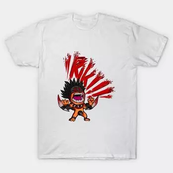 Женская футболка Bloody Rage с принтом Харадзюку, кавайная футболка, летняя футболка с коротким рукавом, женская футболка, топ S