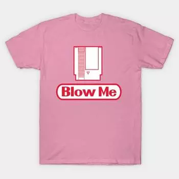 T Shirt Women Blow Me Nes Version Harajuku Print Kawaii Tshirt Summer Short Sleeve Female T-Shirt Top Tee S