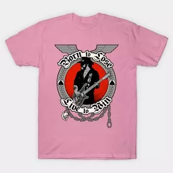 T Shirt Women Born To Lose Harajuku Print Kawaii Tshirt Summer Short Sleeve Female T-Shirt Top Tee S розовый