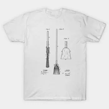 T Shirt Women Broom Attachment Vintage Patent Hand Drawing Harajuku Print Kawaii Tshirt Summer Short Sleeve Female T-Shirt Top Tee S розовый