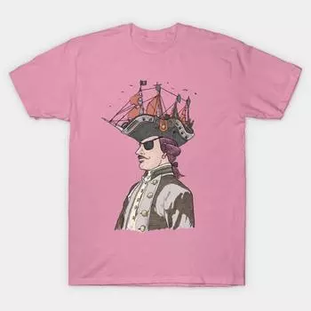 T Shirt Women Captains Head Harajuku Print Kawaii Tshirt Summer Short Sleeve Female T-Shirt Top Tee S