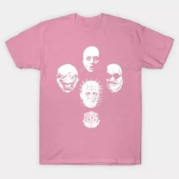 T Shirt Women Cenobite Rhapsody Harajuku Print Kawaii Tshirt Summer Short Sleeve Female T-Shirt Top Tee S розовый