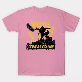 T Shirt Women Come As You Are Harajuku Print Kawaii Tshirt Summer Short Sleeve Female T-Shirt Top Tee S розовый