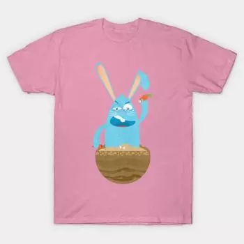 T Shirt Women Conejo Harajuku Print Kawaii Tshirt Summer Short Sleeve Female T-Shirt Top Tee S