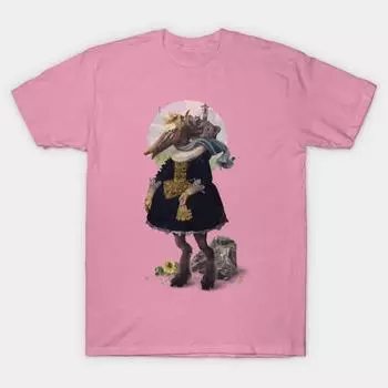 T Shirt Women Country Girl City Life Harajuku Print Kawaii Tshirt Summer Short Sleeve Female T-Shirt Top Tee S розовый