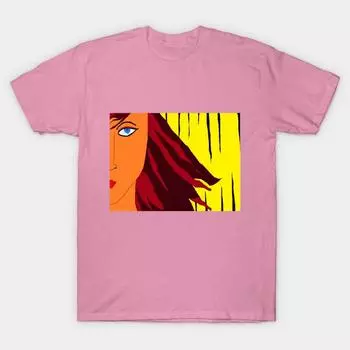 T Shirt Women Covert Harajuku Print Kawaii Tshirt Summer Short Sleeve Female T-Shirt Top Tee S розовый