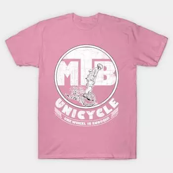 T Shirt Women Crazy Mountain Bike Downhill Unicycle Saying Harajuku Print Kawaii Tshirt Summer Short Sleeve Female T-Shirt Top Tee S розовый