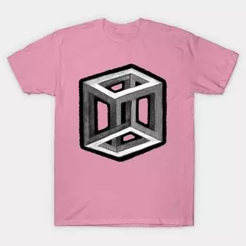 T Shirt Women Cube The Impossible Harajuku Print Kawaii Tshirt Summer Short Sleeve Female T-Shirt Top Tee S