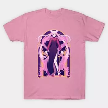 T Shirt Women Dark Lady Harajuku Print Kawaii Tshirt Summer Short Sleeve Female T-Shirt Top Tee S