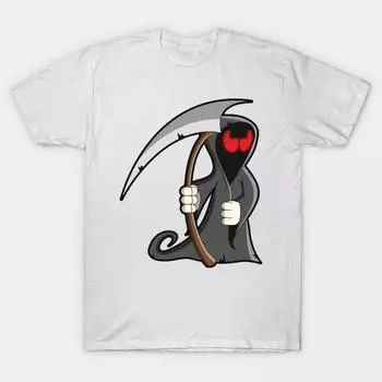 T Shirt Women Death Halloween Skeleton Harajuku Print Kawaii Tshirt Summer Short Sleeve Female T-Shirt Top Tee S розовый