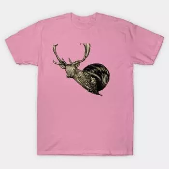 T Shirt Women Deer Slug Harajuku Print Kawaii Tshirt Summer Short Sleeve Female T-Shirt Top Tee S