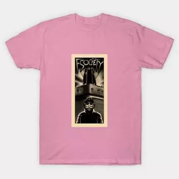 T Shirt Women Democracy Hacked Harajuku Print Kawaii Tshirt Summer Short Sleeve Female T-Shirt Top Tee S розовый