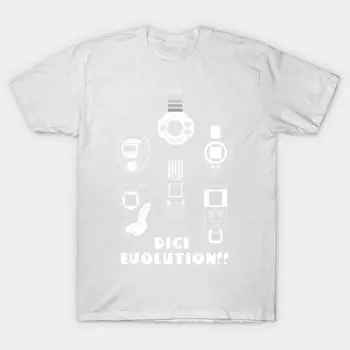 T Shirt Women Digivice Harajuku Print Kawaii Tshirt Summer Short Sleeve Female T-Shirt Top Tee S