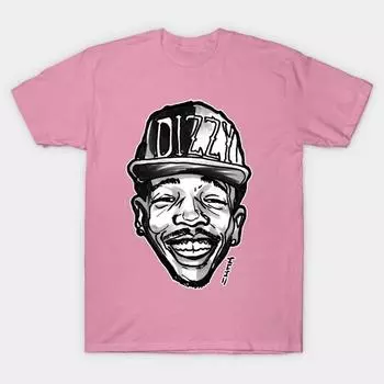 T Shirt Women Dizzy Rapper Harajuku Print Kawaii Tshirt Summer Short Sleeve Female T-Shirt Top Tee S розовый