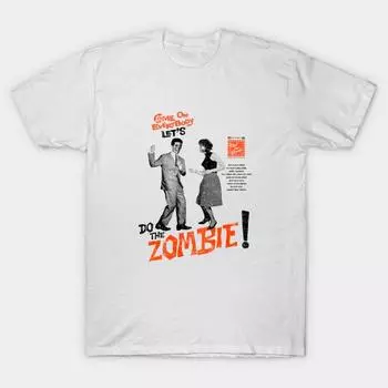 T Shirt Women Do The Zombie Harajuku Print Kawaii Tshirt Summer Short Sleeve Female T-Shirt Top Tee S