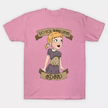 T Shirt Women Do You Wanna Gather Adam Harajuku Print Kawaii Tshirt Summer Short Sleeve Female T-Shirt Top Tee S