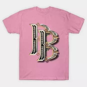 T Shirt Women Double B Harajuku Print Kawaii Tshirt Summer Short Sleeve Female T-Shirt Top Tee S розовый