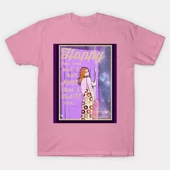 T Shirt Women Doughnut Song Harajuku Print Kawaii Tshirt Summer Short Sleeve Female T-Shirt Top Tee S