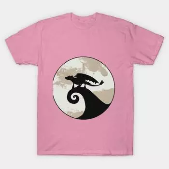 T Shirt Women Dragon Hill Harajuku Print Kawaii Tshirt Summer Short Sleeve Female T-Shirt Top Tee S розовый