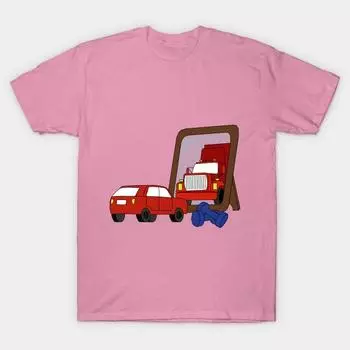 T Shirt Women Dream Heavy Harajuku Print Kawaii Tshirt Summer Short Sleeve Female T-Shirt Top Tee S розовый