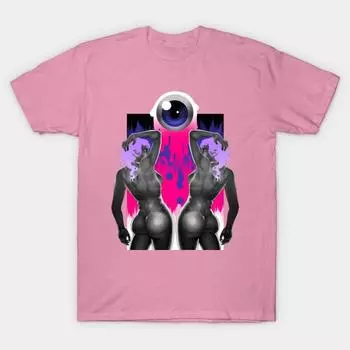 T Shirt Women Duality Harajuku Print Kawaii Tshirt Summer Short Sleeve Female T-Shirt Top Tee S