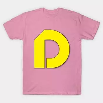 T Shirt Women Duckii Harajuku Print Kawaii Tshirt Summer Short Sleeve Female T-Shirt Top Tee S розовый