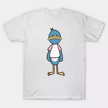T Shirt Women Duclair The Duck Harajuku Print Kawaii Tshirt Summer Short Sleeve Female T-Shirt Top Tee S розовый