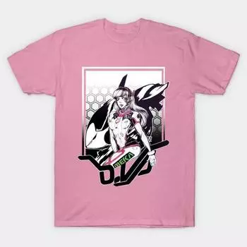 T Shirt Women Dva Sketch Harajuku Print Kawaii Tshirt Summer Short Sleeve Female T-Shirt Top Tee S розовый